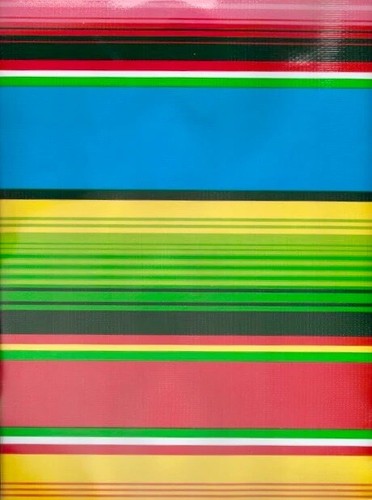 Serape stripe vinyl - serape, oilcloth