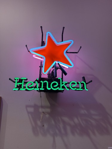 Heineken neon light bar sign - neon,