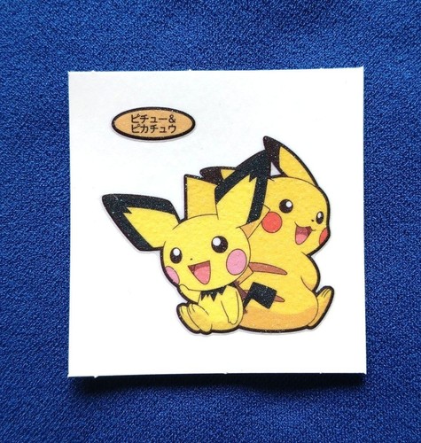 Pokemon pan stickers pichu and - pan,