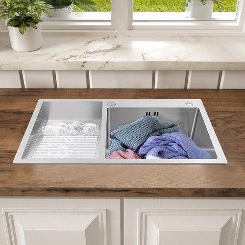 Laundry sink drop - laundry, stainless