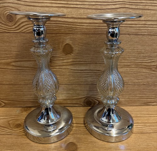 Vtg silver glass - vtg, &