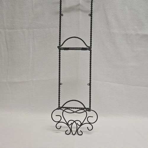 Ornate black wrought - black, iron