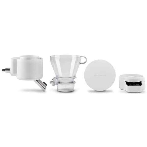 White sifter and scale - and,