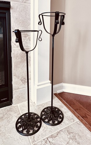Vtg wrought cast - wrought, iron