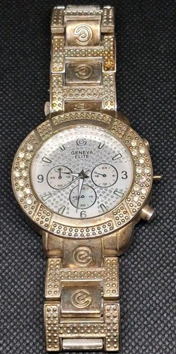 Geneva elite quartz watch - geneva,