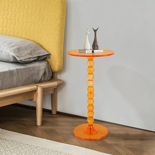 Orange acrylic end - acrylic, 30cm