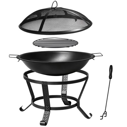 Metal fire pit - 22",