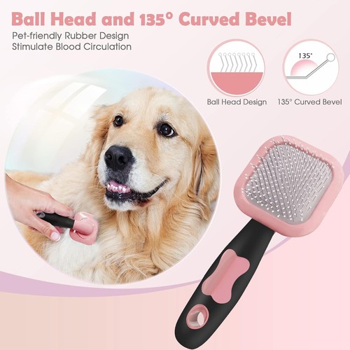 Petpawjoy gentle hair brush - hair,