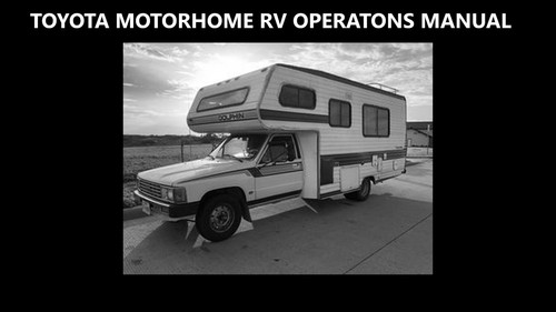 Dolphin motorhome manuals - motorhome,