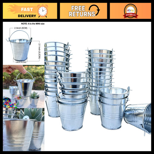 Mini metal buckets - mini,