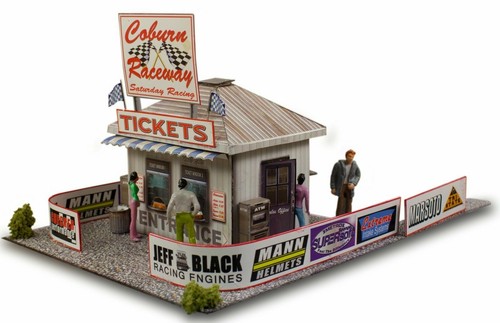 Slot car ticket gate - 1/32, &