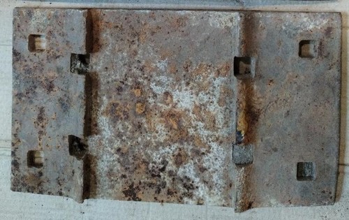 Old antique four spike canted - spike,