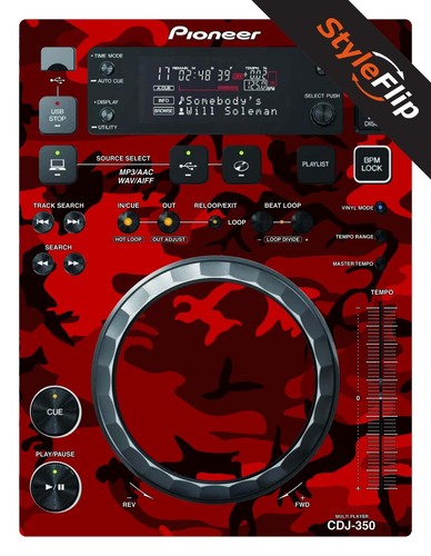 Pioneer cdj 350 - cdj-350, skin