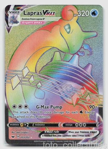 Lapras vmax 203 - vmax, 203/202