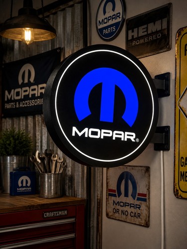 Mopar round led - led, lightbox