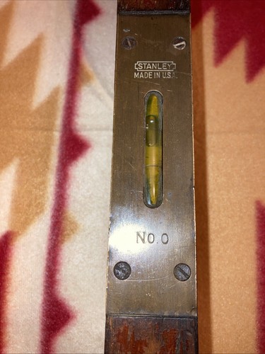 Vintage stanley wood level - vintage,