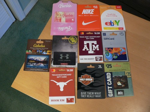 Gift cards value - gift, $