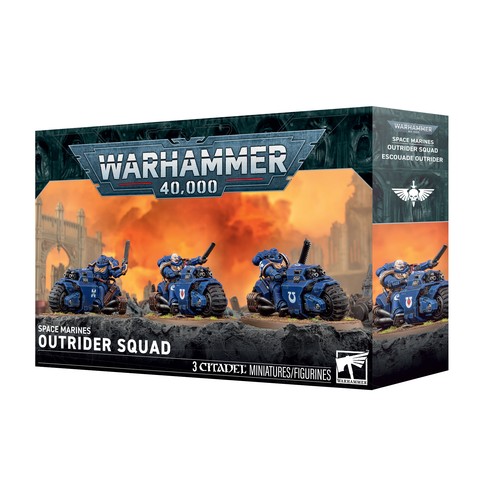 Space marines outrider squad - space,