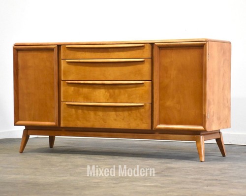 Refinished maple credenza - refinished,