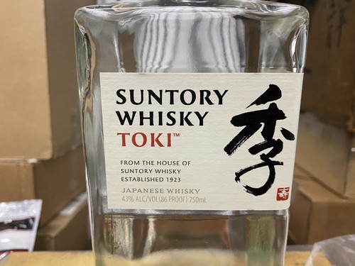 Suntory toki 750ml empty - suntory,