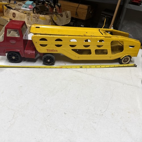 Tonka car carrier hauler - tonka,
