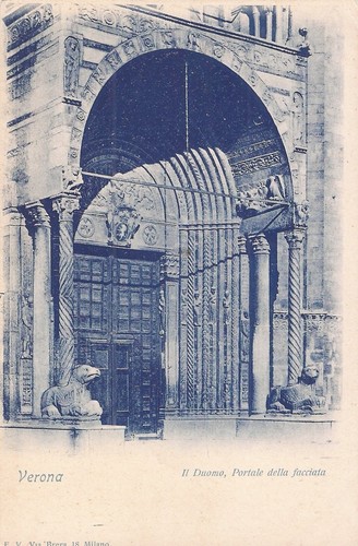Verona italy cathedral door - verona,,