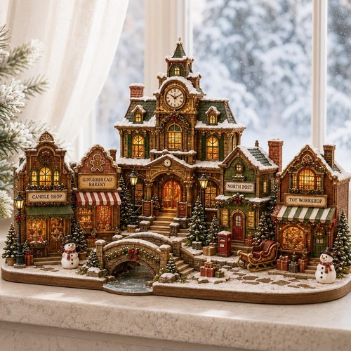 Christmas village wooden - christmas,