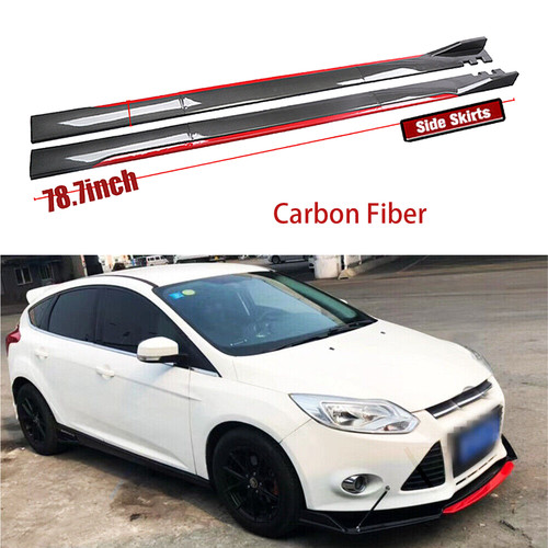 Carbon fiber side - carbon, skirt