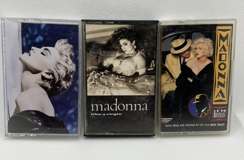 Lot vtg madonna cassette - lot,