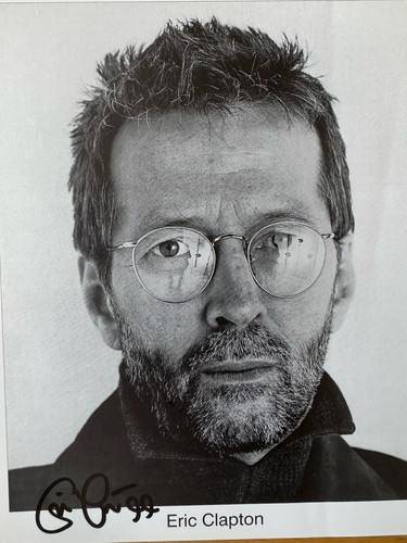 Eric clapton genuine signed - eric,