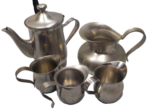 Pewter and stainless - pewter, coffee