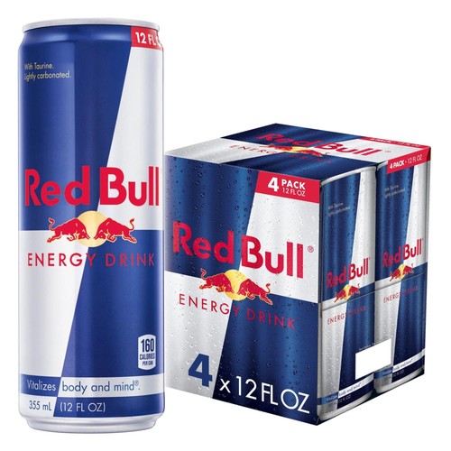 Red bull energy drink - red,