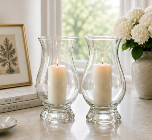 Bella hurricane vases set of - hurricane, (set