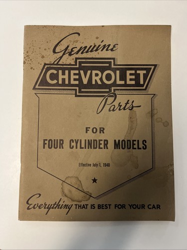 Genuine chevrolet 1940 - genuine, parts