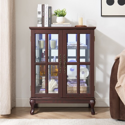 Retro curio cabinet glass - retro,
