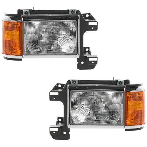Left and right headlights - left,