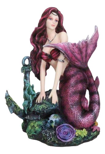 Siren mermaid sitting - siren, by