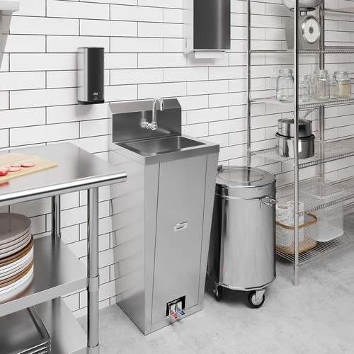 Commercial hands free pedestal - commercial, hands-free