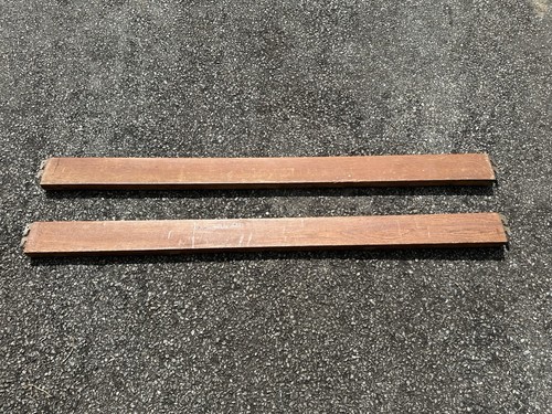 Pair antique solid oak - antique, bed
