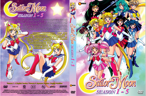 Anime dvd sailor - moon, season