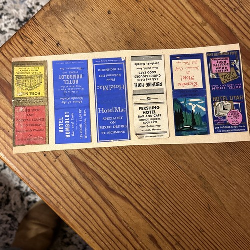 Vintage match book covers - vintage,