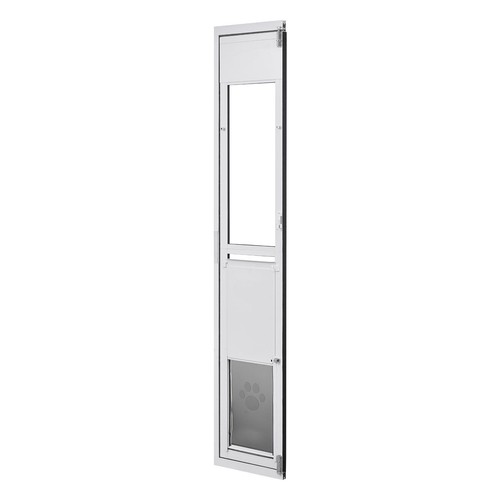 Large dog sliding - glass, pet