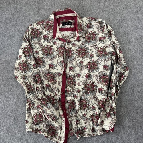 Angelo litrico paisley button - paisley,