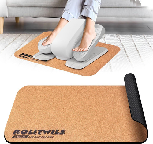 Under desk elliptical - desk, mat