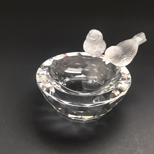 Swarovski crystal bird bath - crystal,