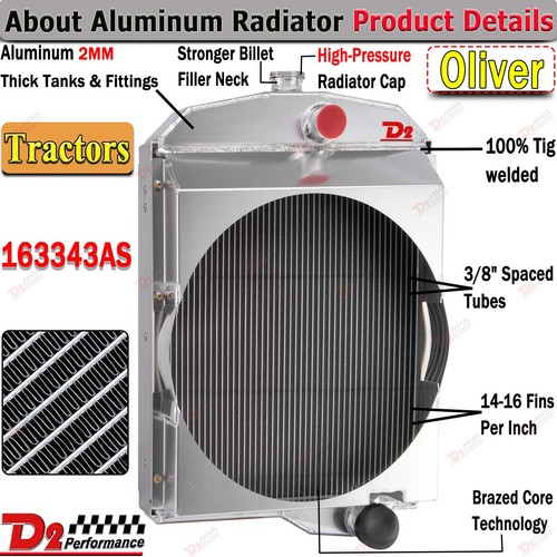 Rows aluminum radiator fits - rows,