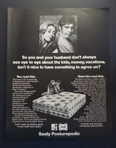 1970 print sealy - print, ad