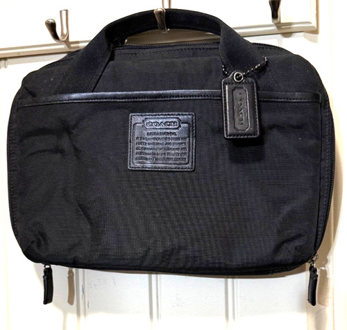 Coach black nylon travel - coach,