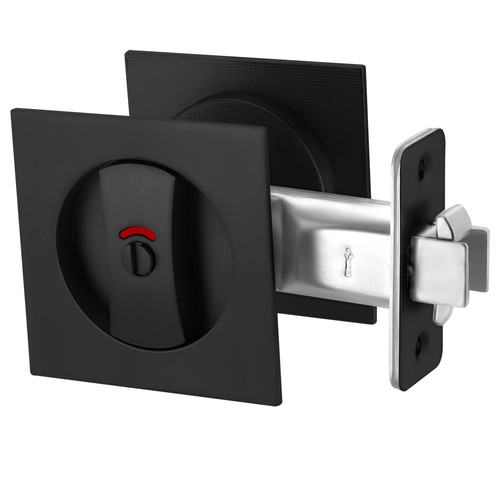 Matte black pocket - matte, door