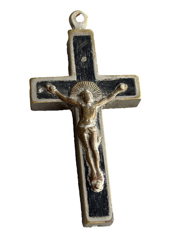 Antique reliquary crucifix - reliquary,